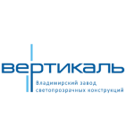 логотип Владимирский завод светопрозрачных конструкций Вертикаль, г. Владимир